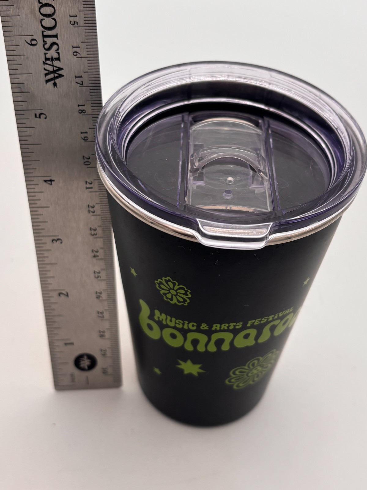 Bonnaroo Music & Arts Festival Steelys 16oz Stainless Steel Tumbler Slide Lid