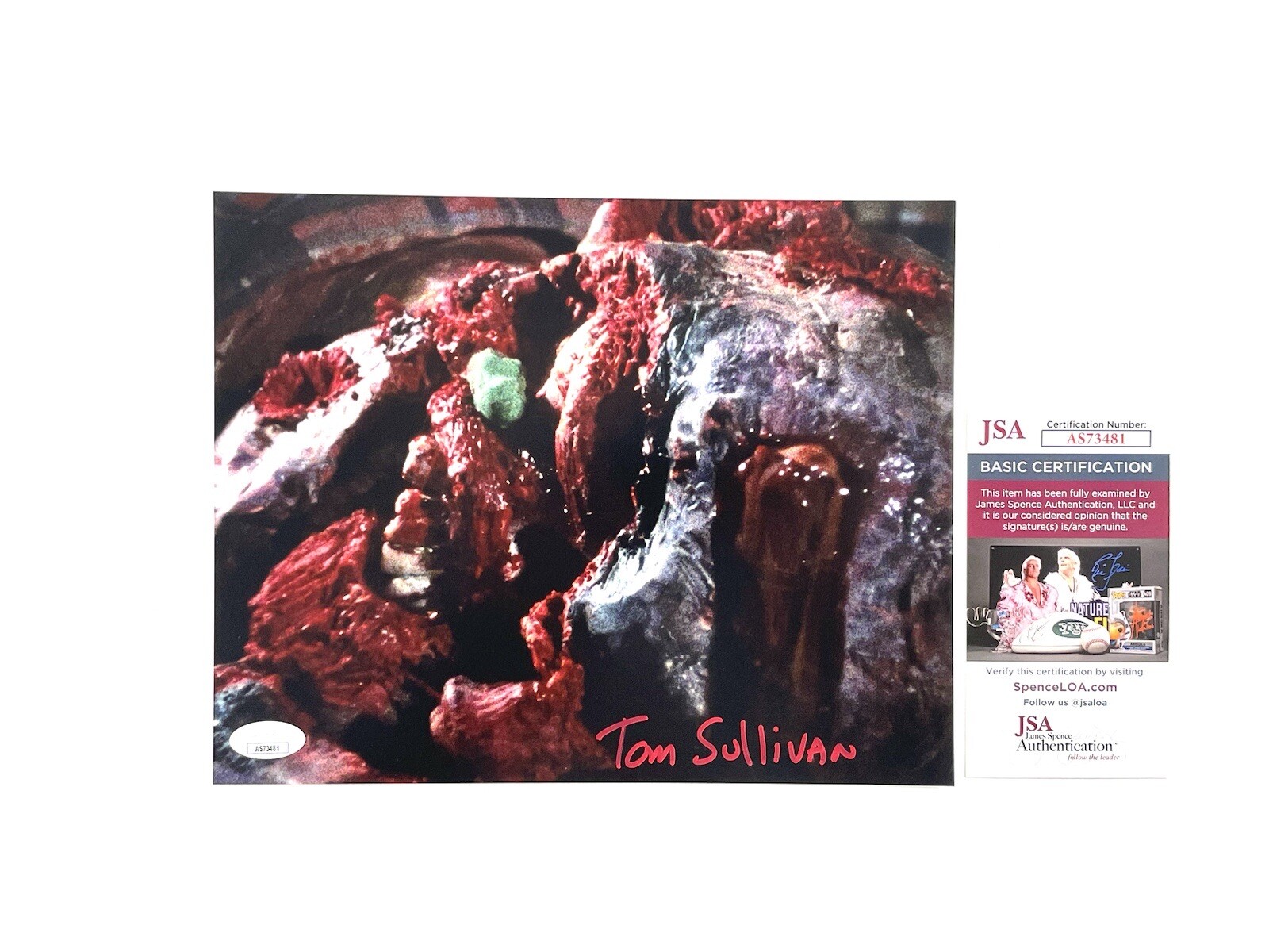Tom Sullivan Signed 8×10 Photo Evil Dead FX Makeup Artist Prop Maker Horror Icon