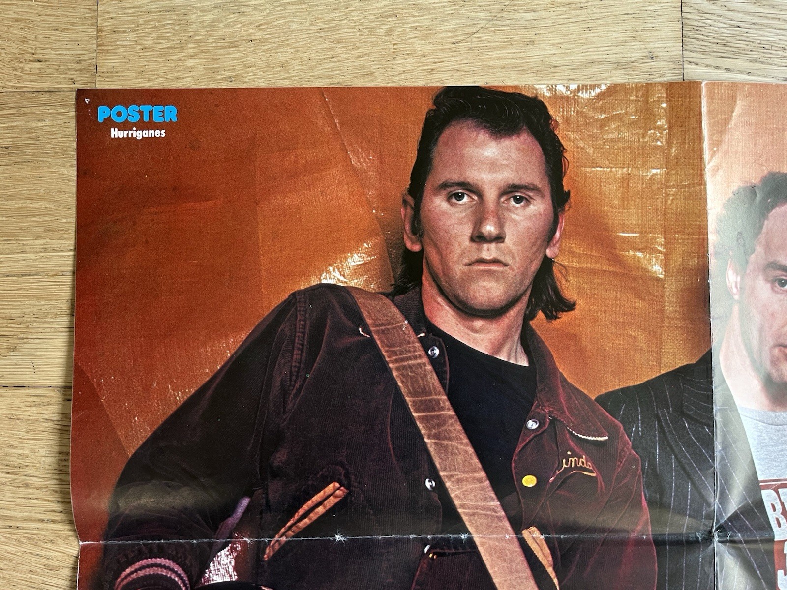 Hurriganes Finland 1977 Abba Swedish Poster Music Magazine 1970s Vintage