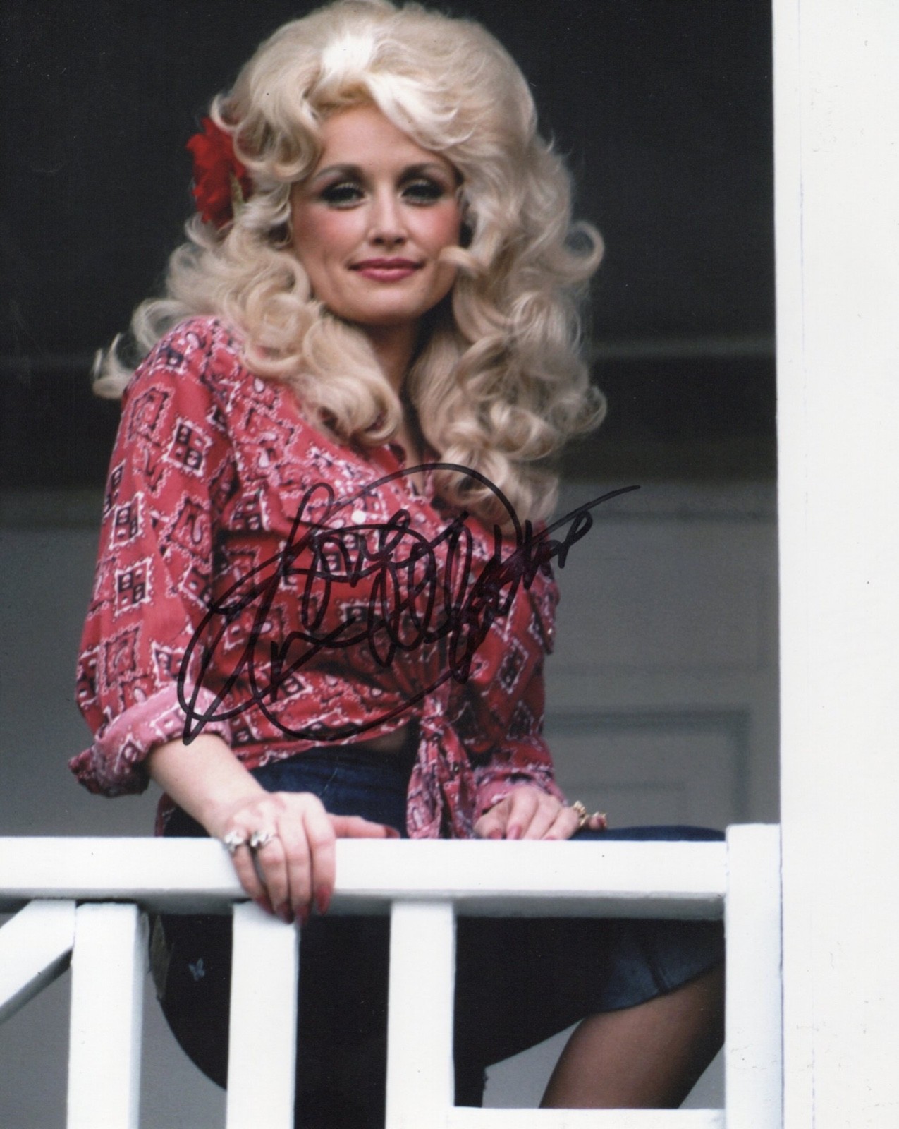 AMERICAN ICON Dolly Parton COUNTRY QUEEN Autographed Signed SEXY 8×10 Photo
