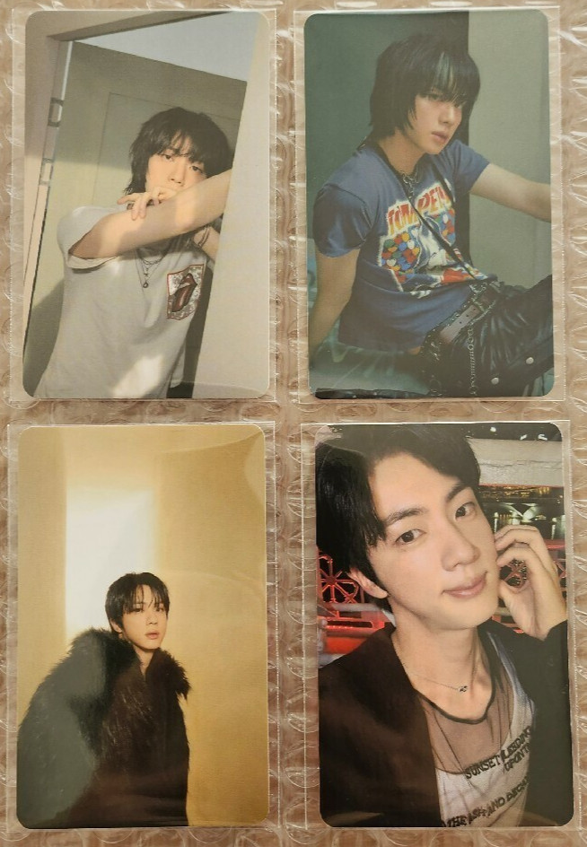 BTS JIN 2nd solo album Echo beatroad Lucky Draw Official Photocard set of 4 PC
