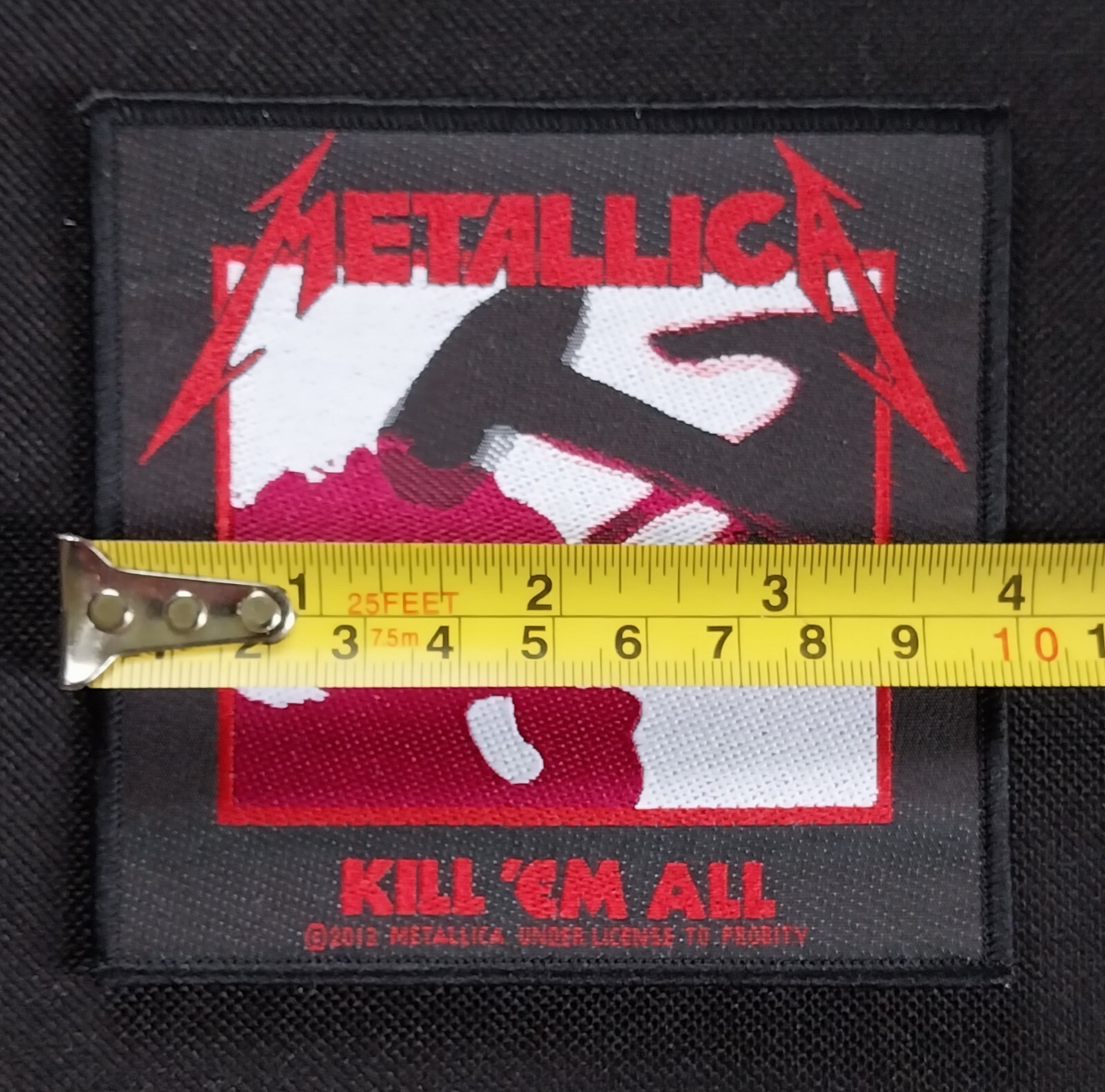 METALLICA ~ KILL ‘EM ALL ~ Licensed Sew On Woven Band Album Battle Jacket PATCH