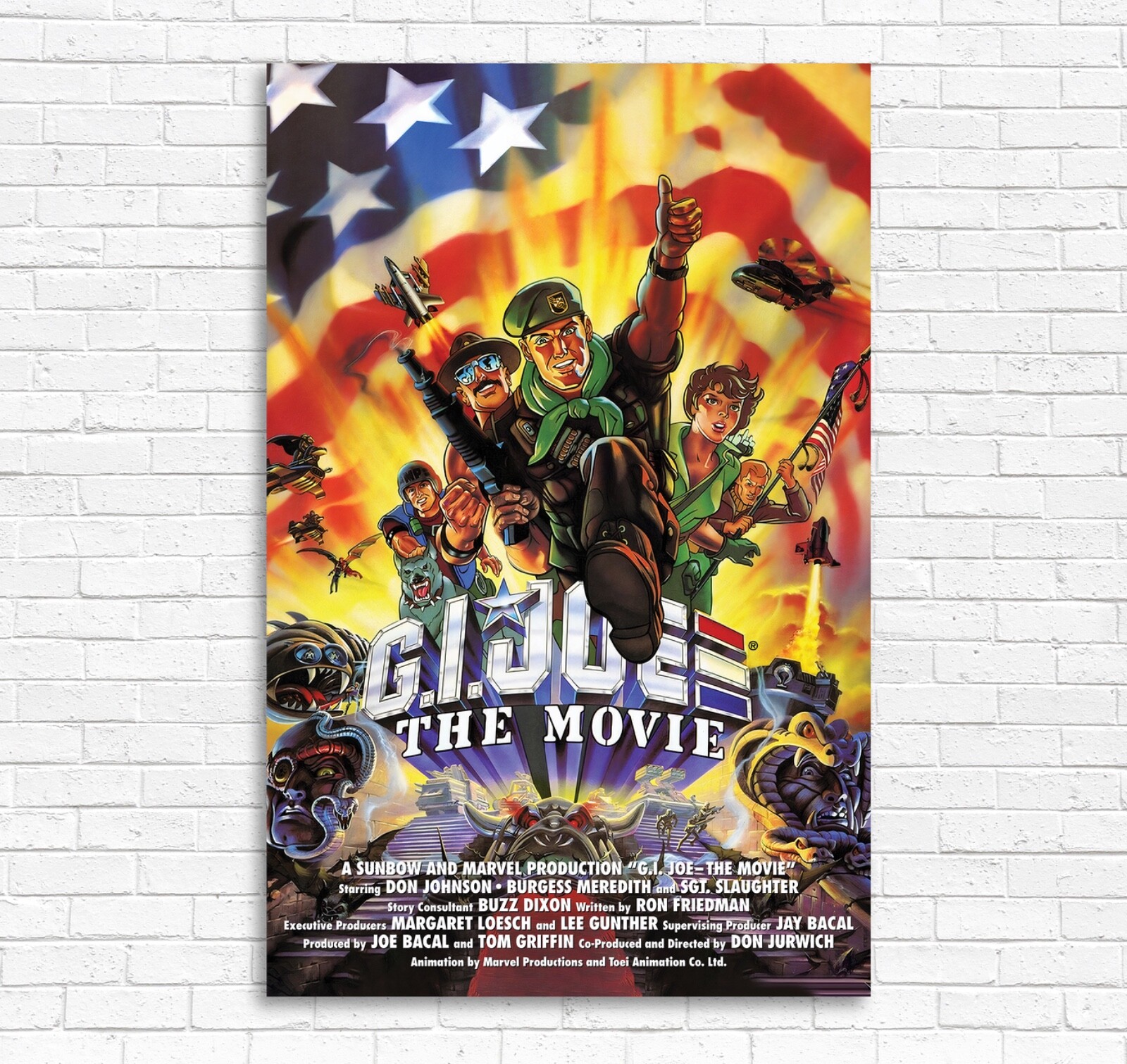 GI Joe: The Movie (1987) 11×17 Movie POSTER Reproduction