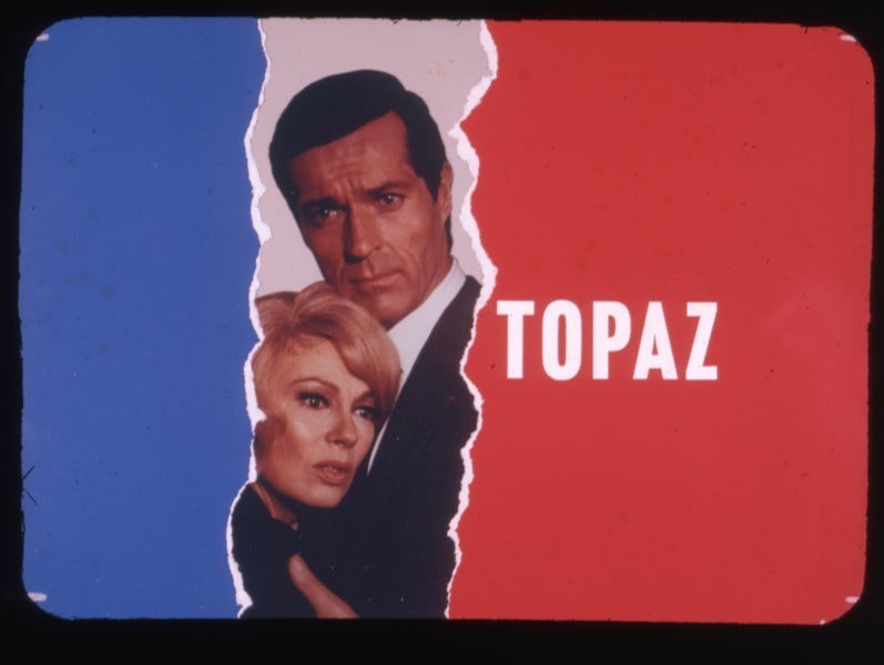 Topaz Frederick Stafford Dany Robin MCA TV TELOP Art Card Original Transparency