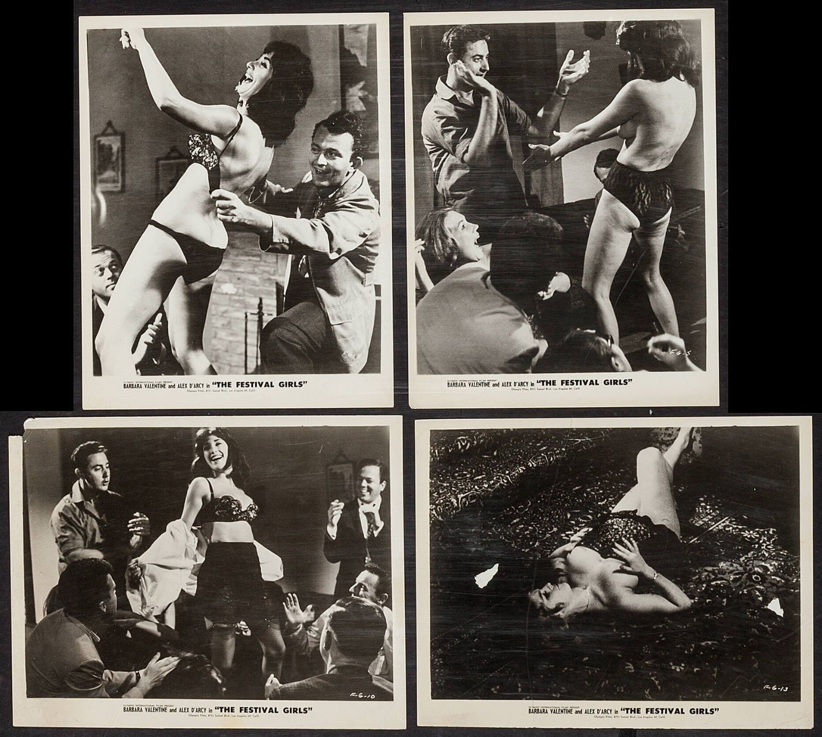 The Festival Girls (Olympic International, 1962). Photos (3) & Trimmed Photo8x10