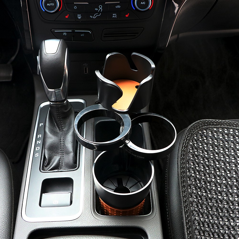 Universal Car Cup Holder Door Mount for Truck SUV – ABS Rubber Drink Bottle Can