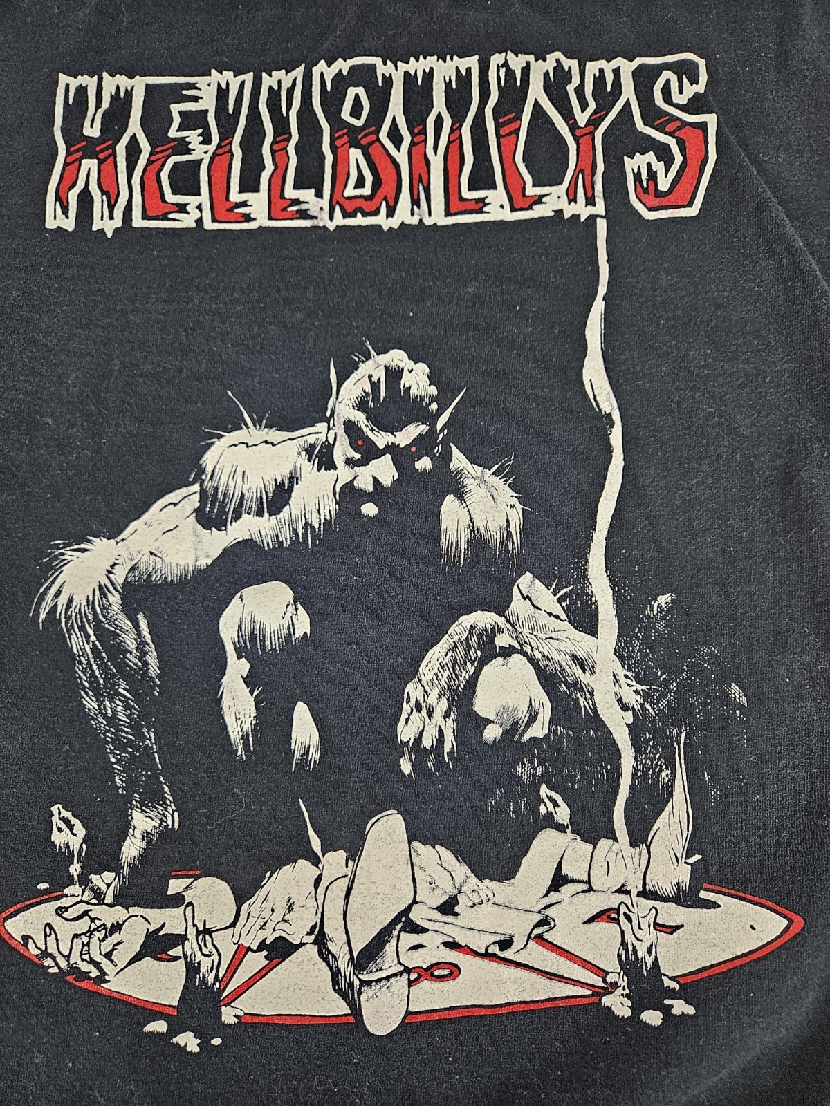 Vintage 1990’s HELLBILLYS Psychobilly Punk Sleeveless T-Shirt Size XL