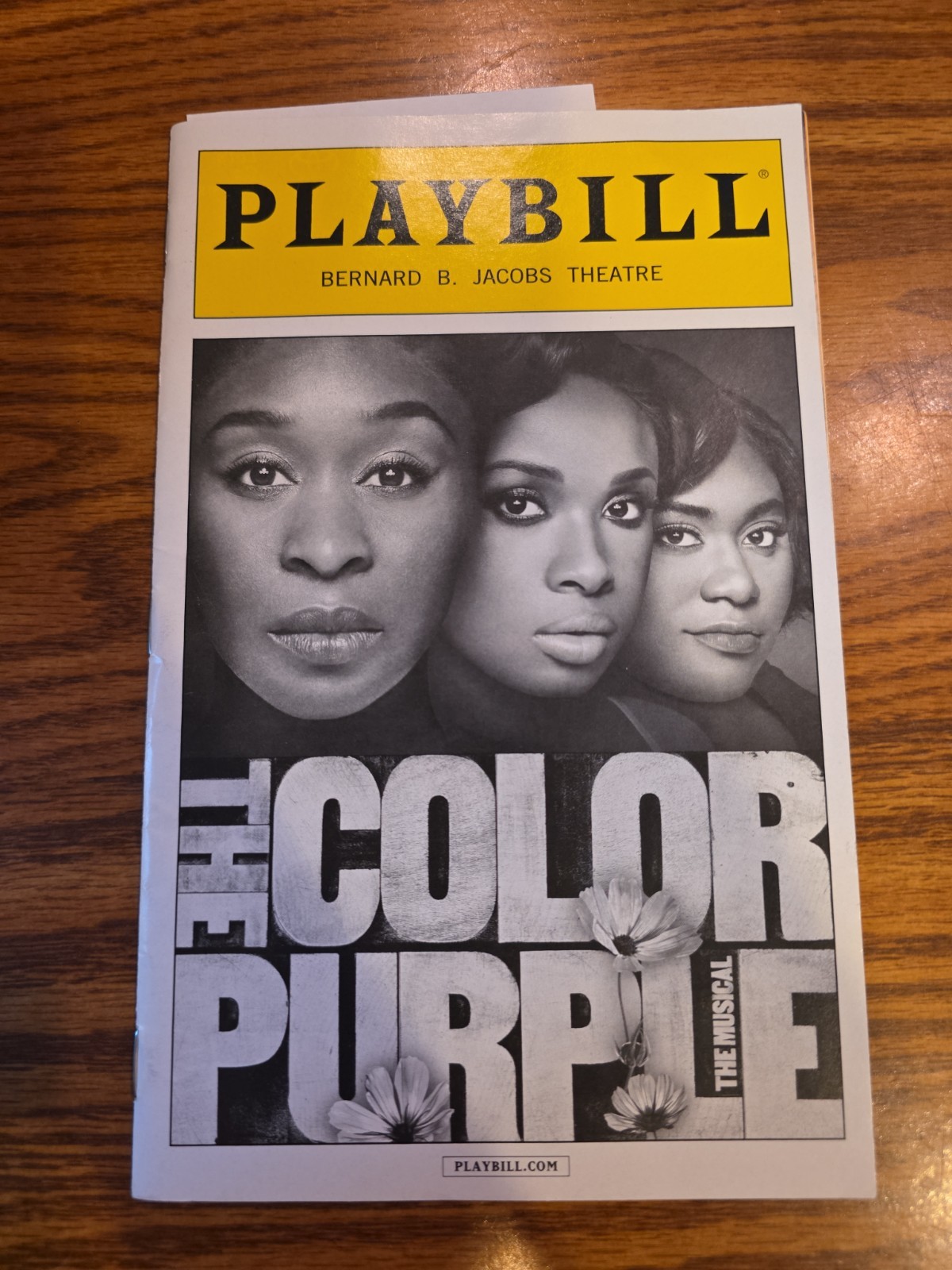 The Color Purple April 2016 Broadway Playbill Bernard B. Jacob’s Theatre
