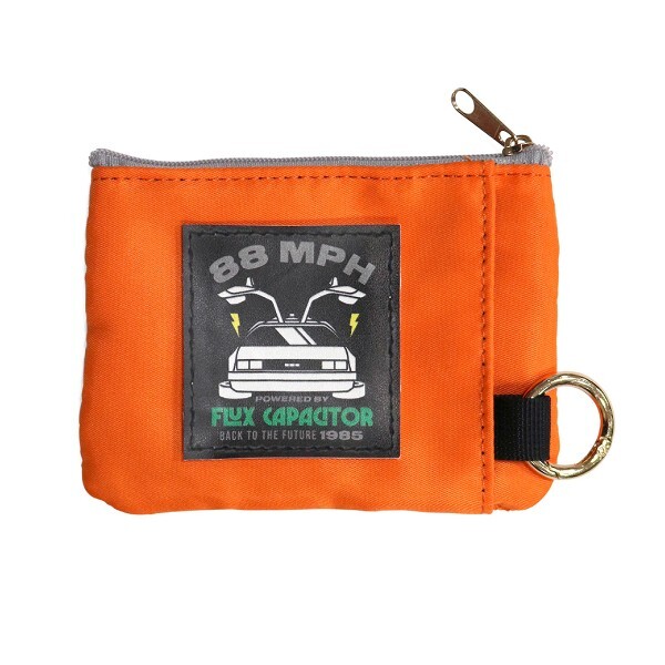 Back to the Future Delorean Mesh Mini Pouch Universal City Studios DMC 12 Marty