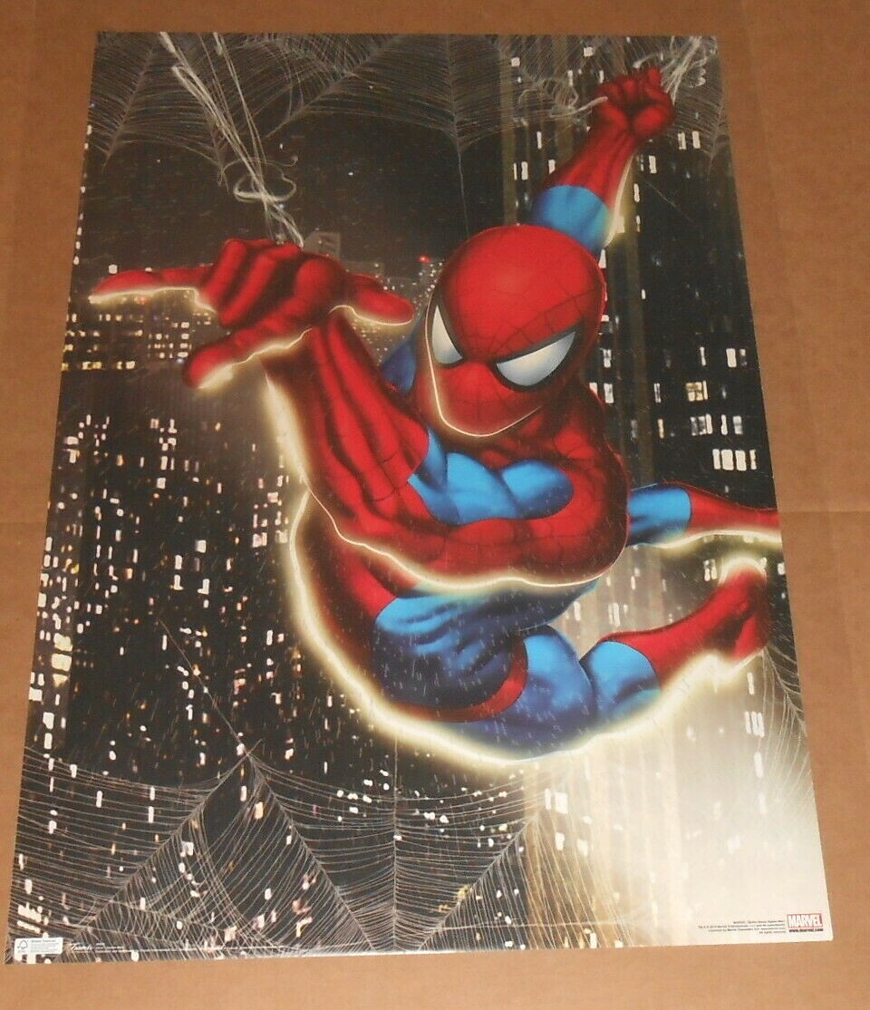 Spider-man Sense Glow in the Dark Poster 34×22 RARE