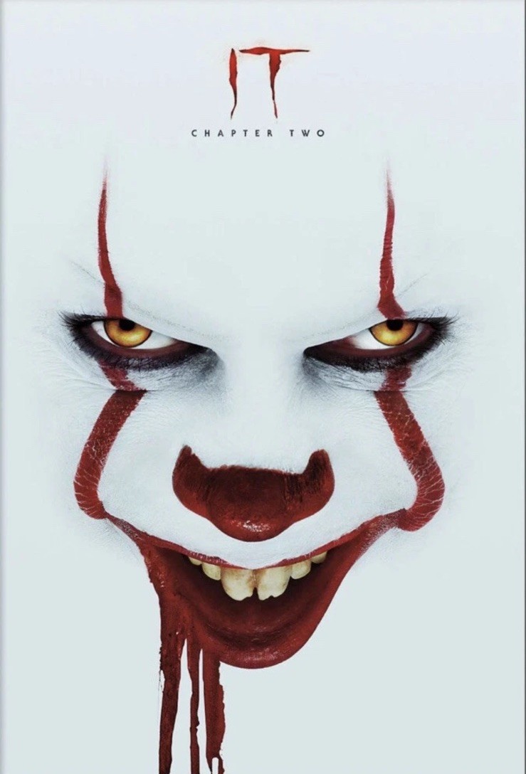 JIGSAW + Bring Her Back + PENNYWISE + Woman In Black 4 Horror MOVIE poster SET