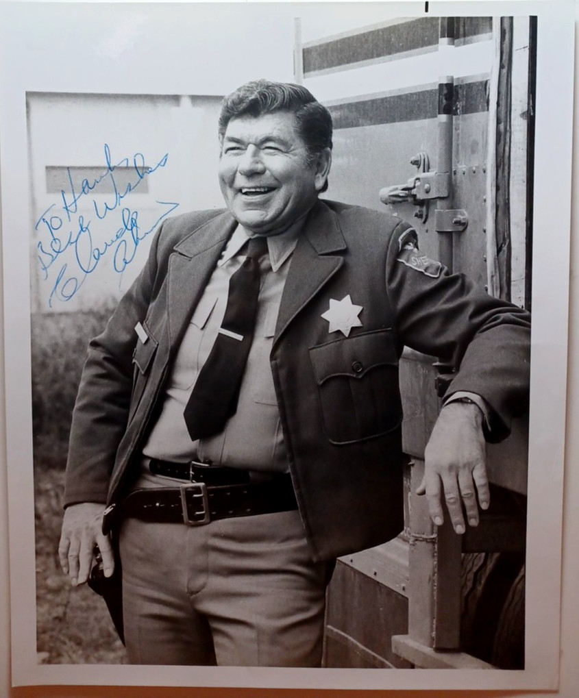 1979 Autographed 7 1/2″ X 9″ Photo Actor Claude Akins as Sheriff Lobo RRP 763