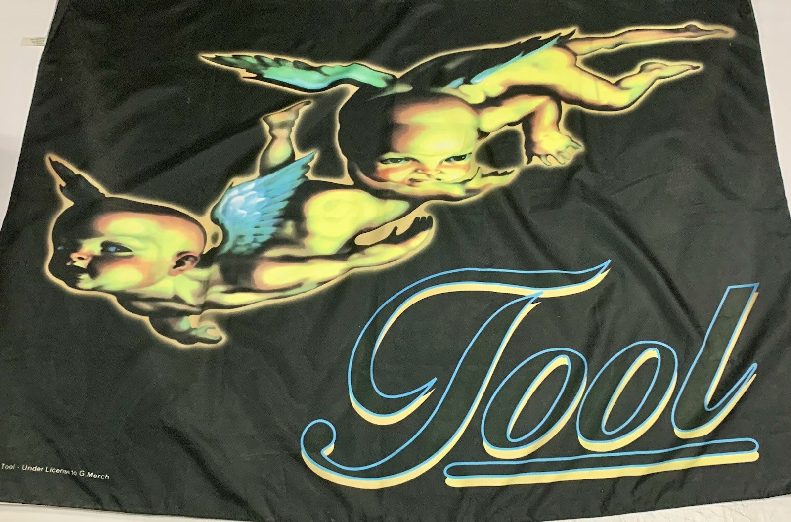 Rare TOOL 40”x30” AENIMA Cam De Leon Angels Cloth Banner Flag 2001 G. Merch