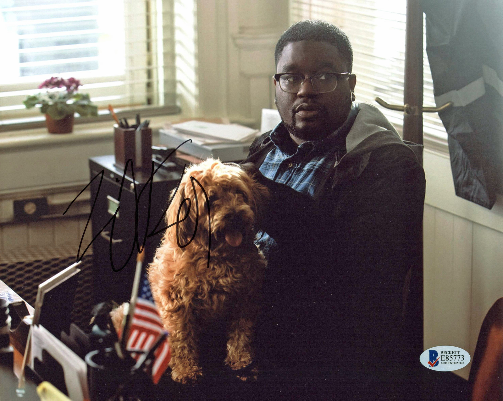 LilRel Howery Get Out Authentic Signed 8×10 Photo Autographed BAS #E85773