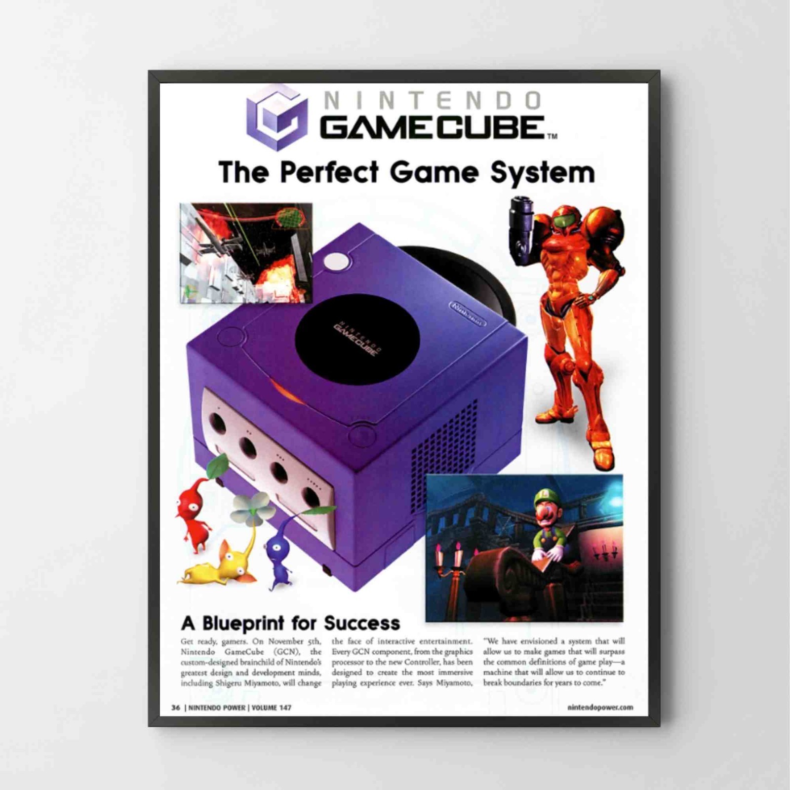 Poster Nintendo Gamecube Glossy Premium Unframed Poster Print G1625