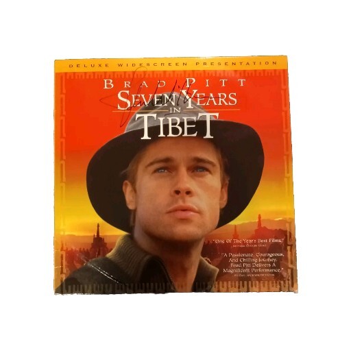 John Williams Legendary Music Signed Autographed Seven Years In Tibet Laserdisc