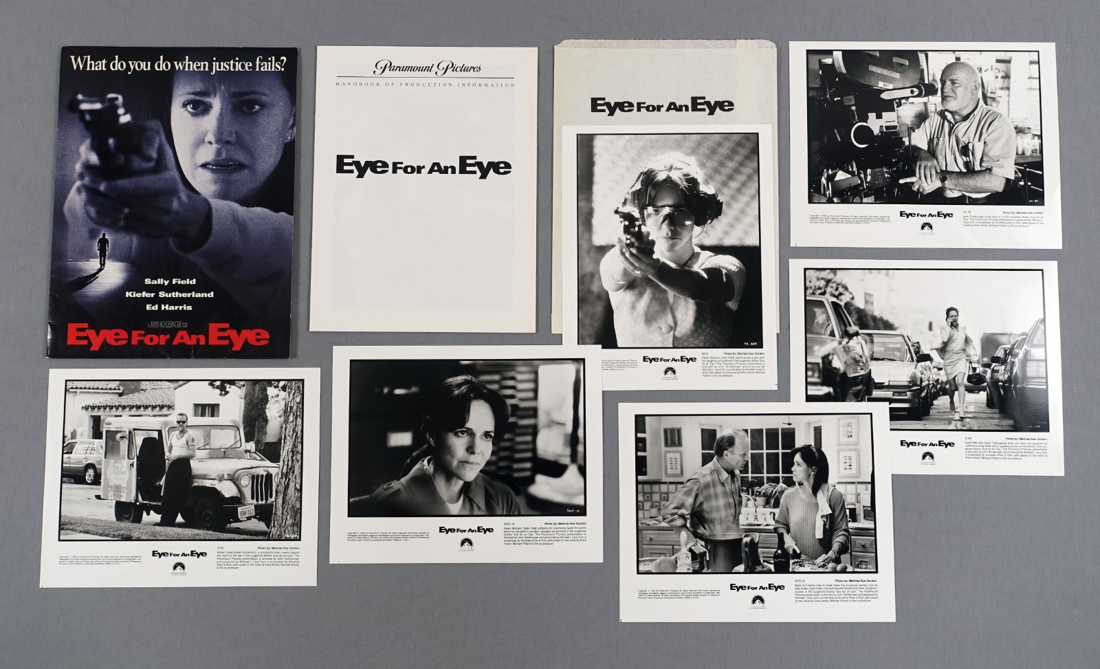 Eye For An Eye Movie Press Kit – 1996 – Sally Field Kiefer Sutherland Ed Harris