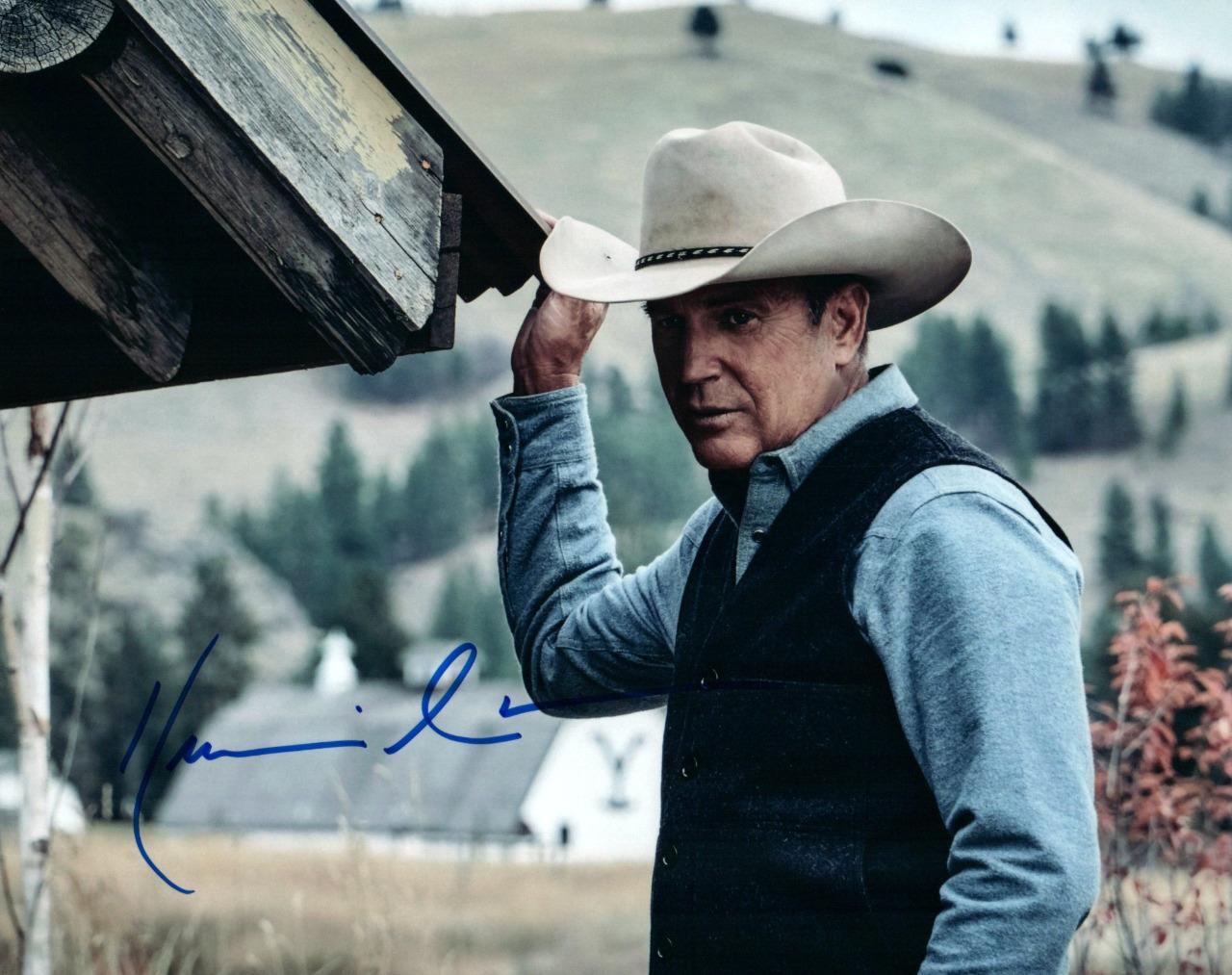 Kevin Costner autographed 8×10 Picture signed Photo and COA