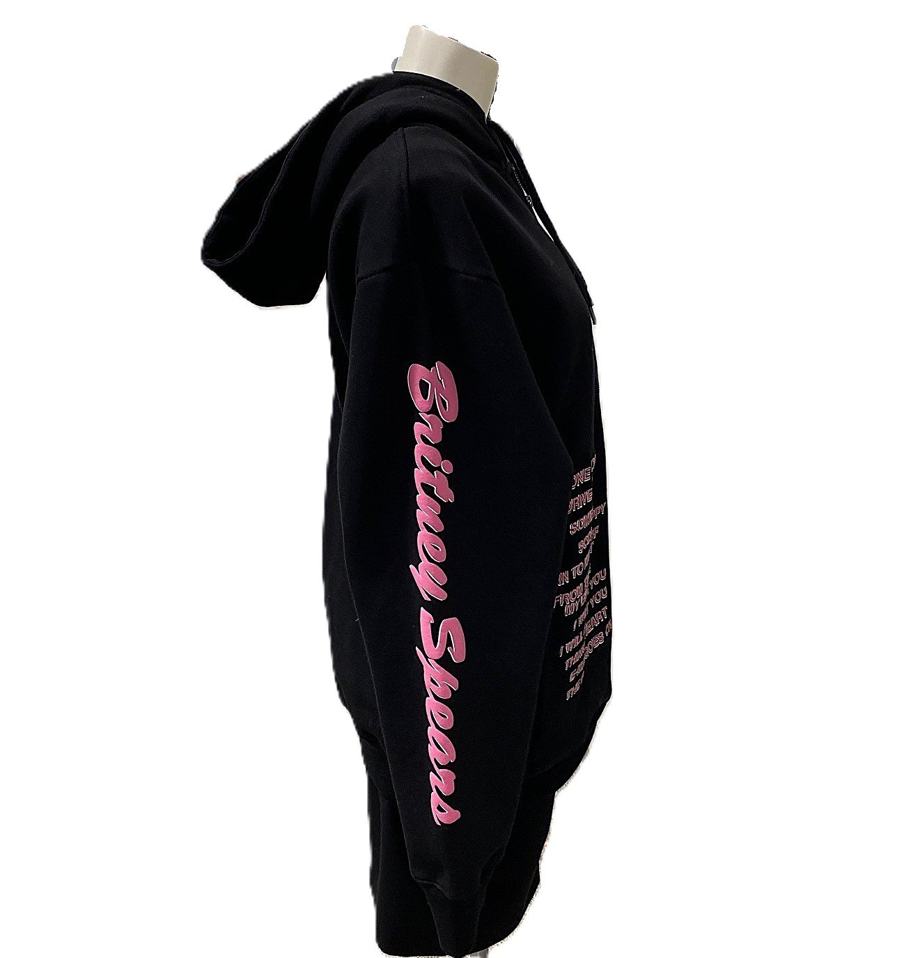 THE HUNDREDS x BRITNEY SPEARS BLACK HOODIE- Size MEDIUM