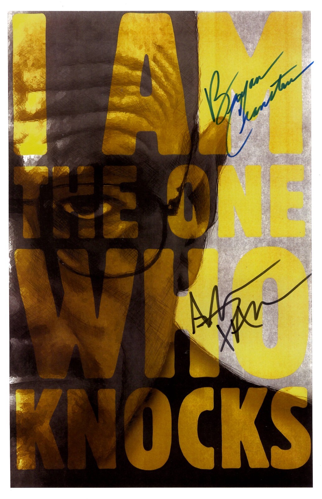 BREAKING BAD Signed Poster 11×17 Bryan Cranston and Aaron Paul