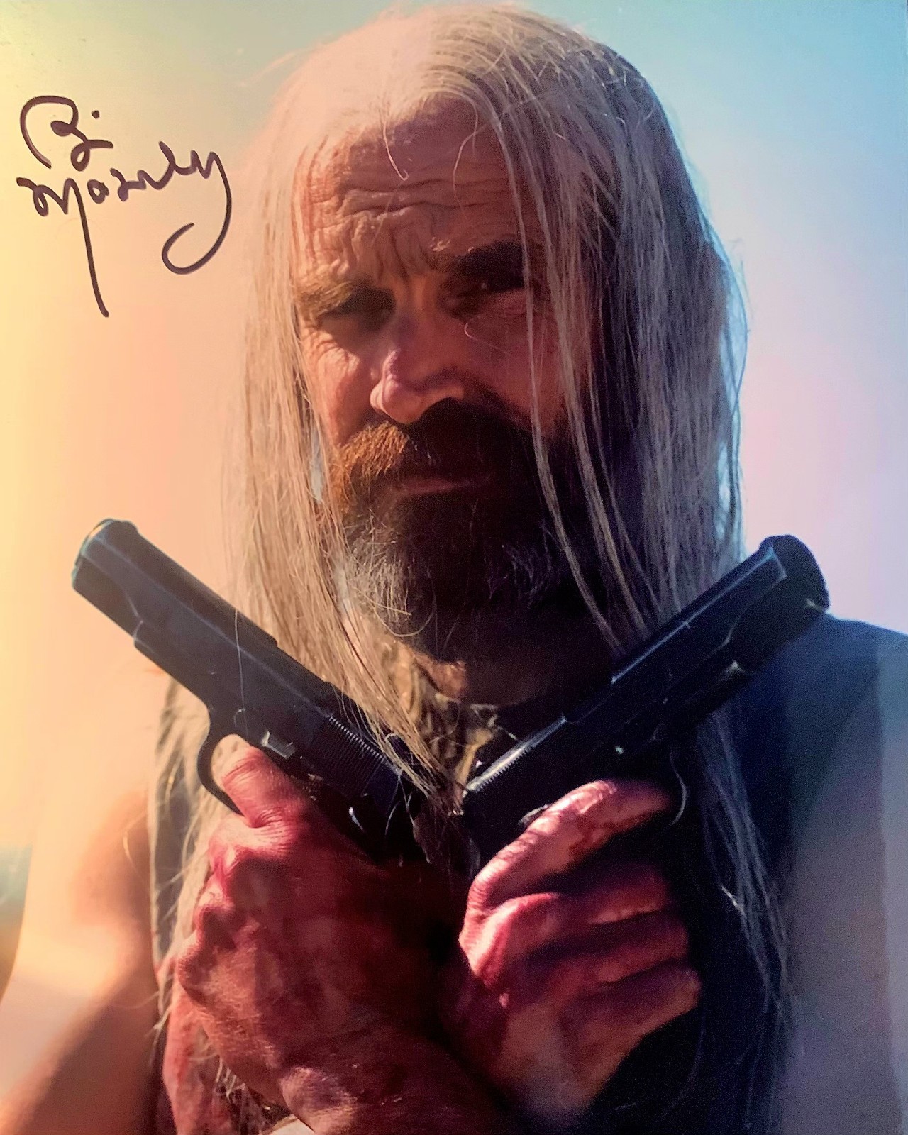 Bill Moseley SIGNED 8×10 Devil’s Rejects Rob Zombie House of 1000 Otis Firefly