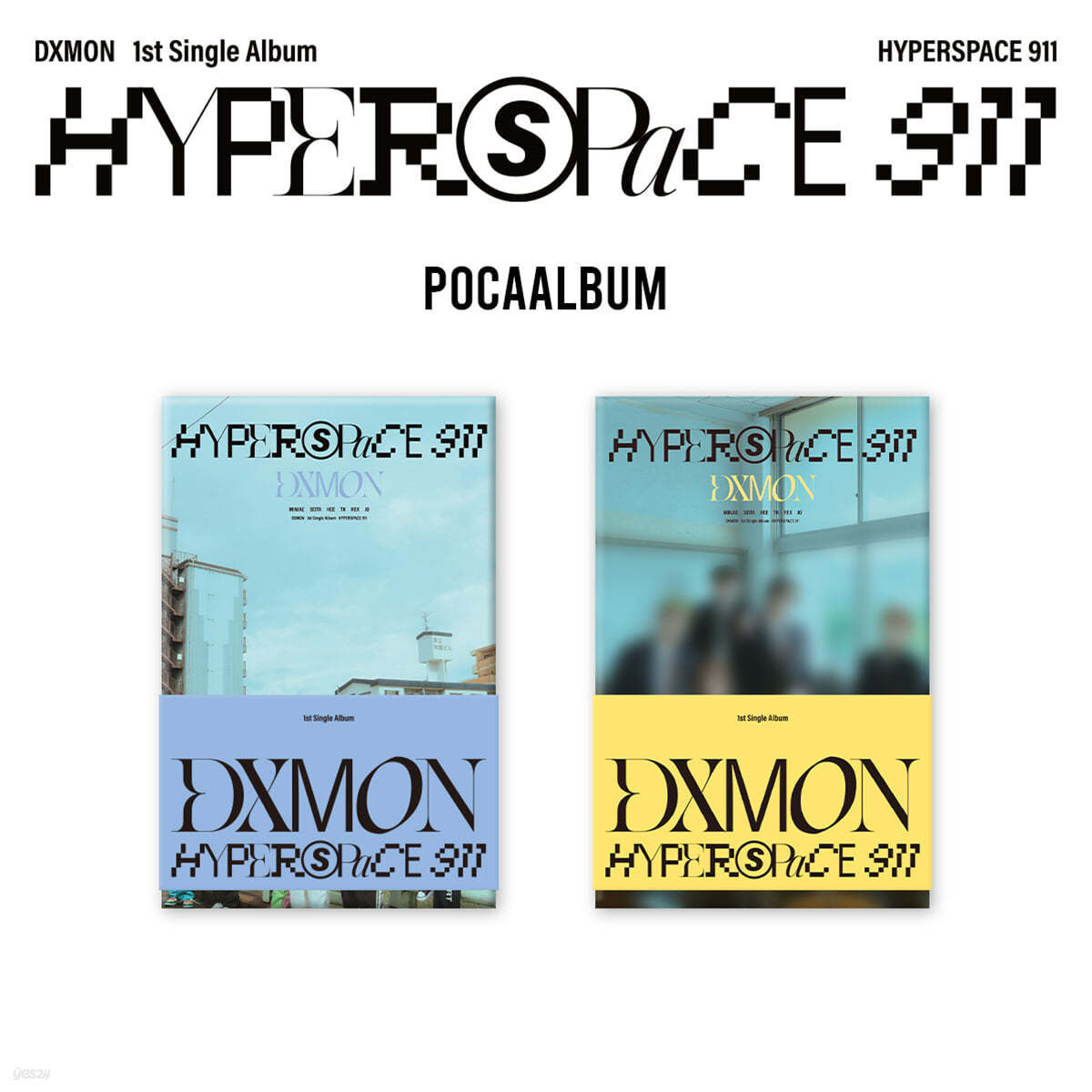 K-POP DXMON 1st Single Album [HYPERSPACE 911] POCAALBUM QR Card+2ea Card+Sticker