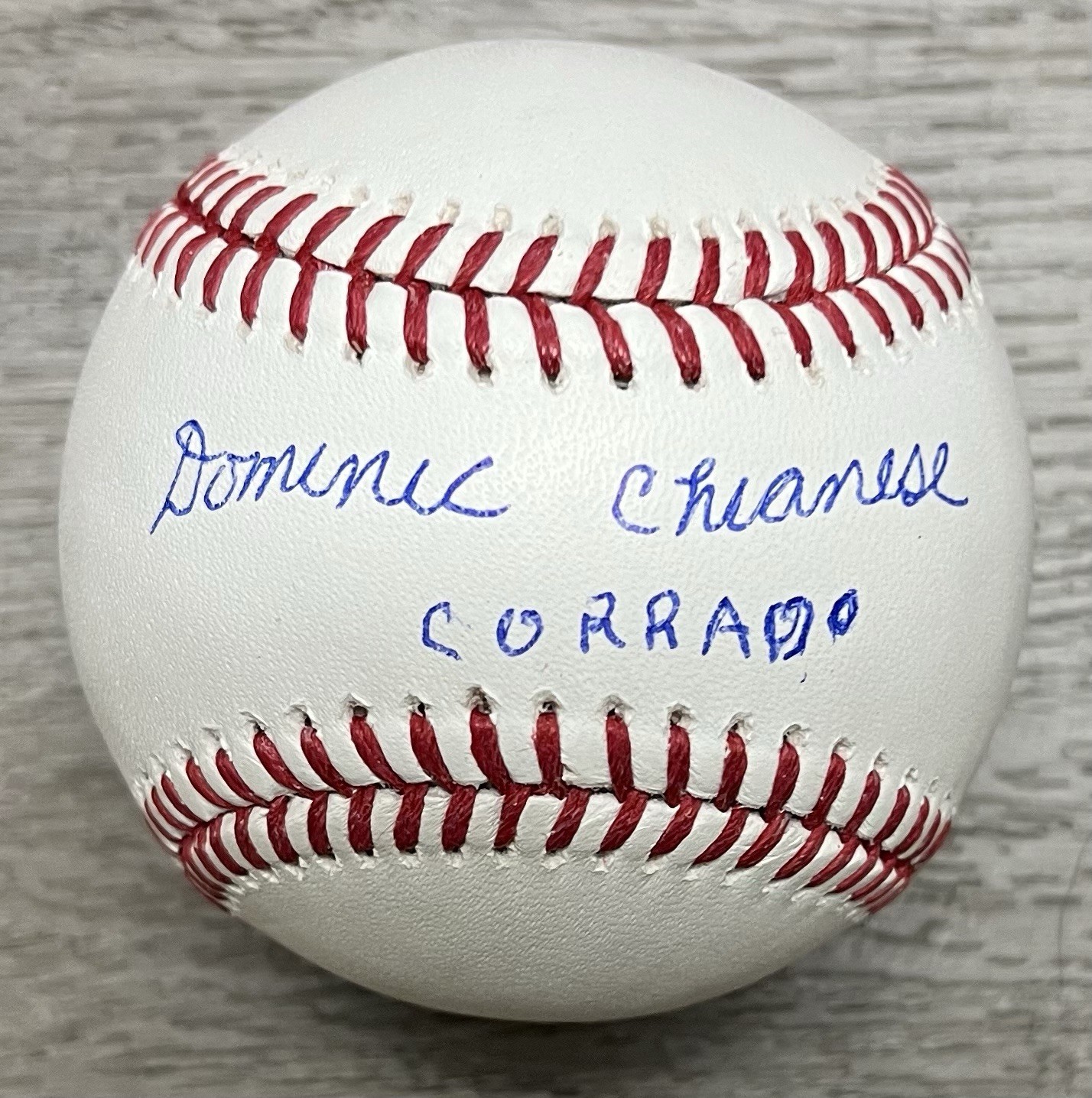 Dominic Chianese “Corrado” The Sopranos Autographed MLB Baseball Beckett
