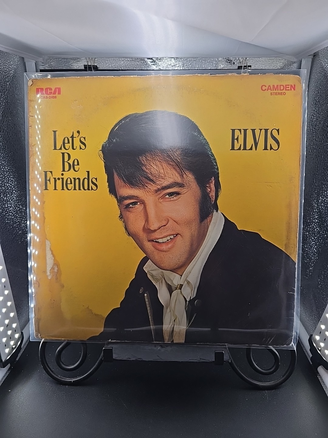 Elvis Presley CAS-2408 Blue Label Let’s be Friends Hollywood Press G/F