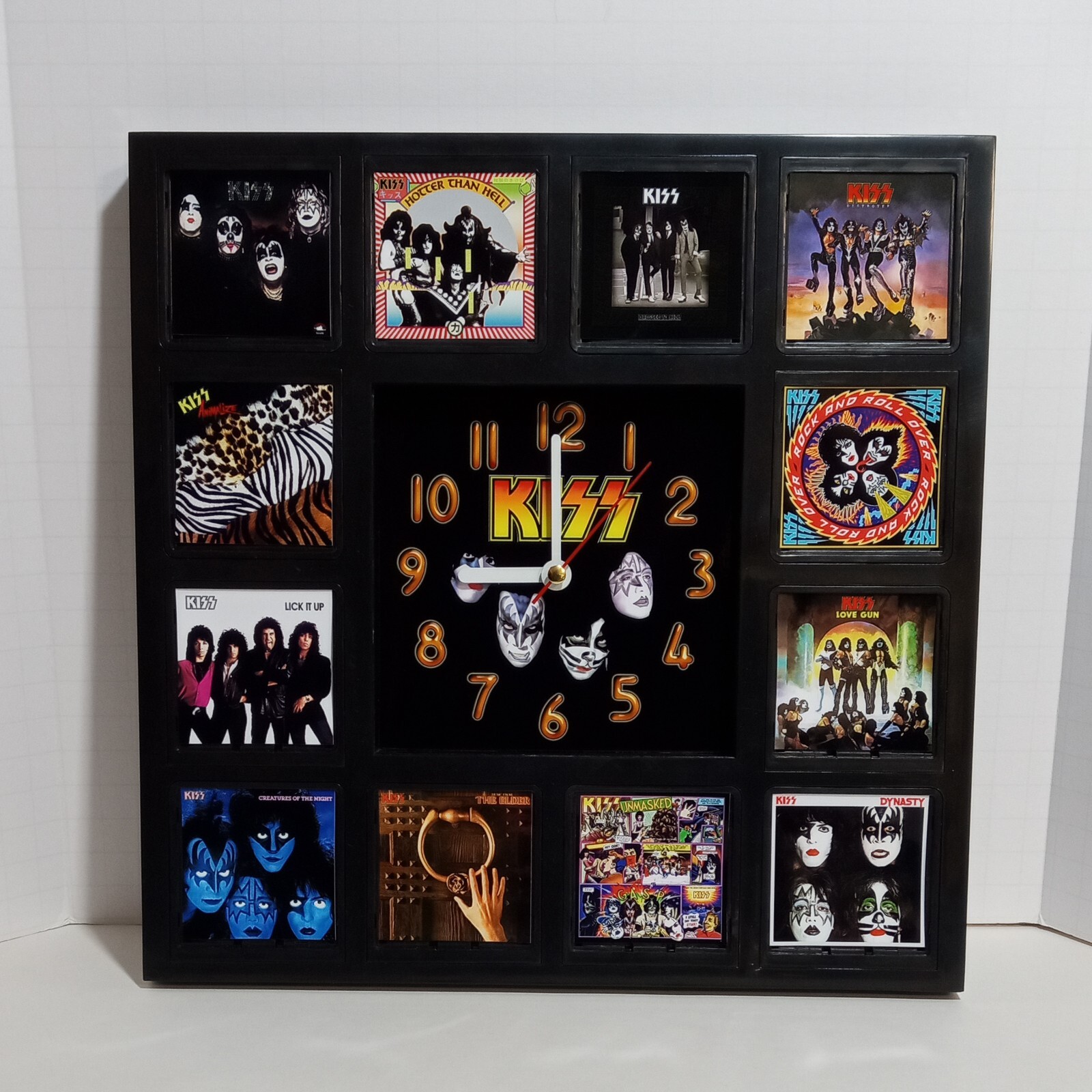 Kiss Wall Clock Rock Band Album LP CD Cover Replica Art Version 1