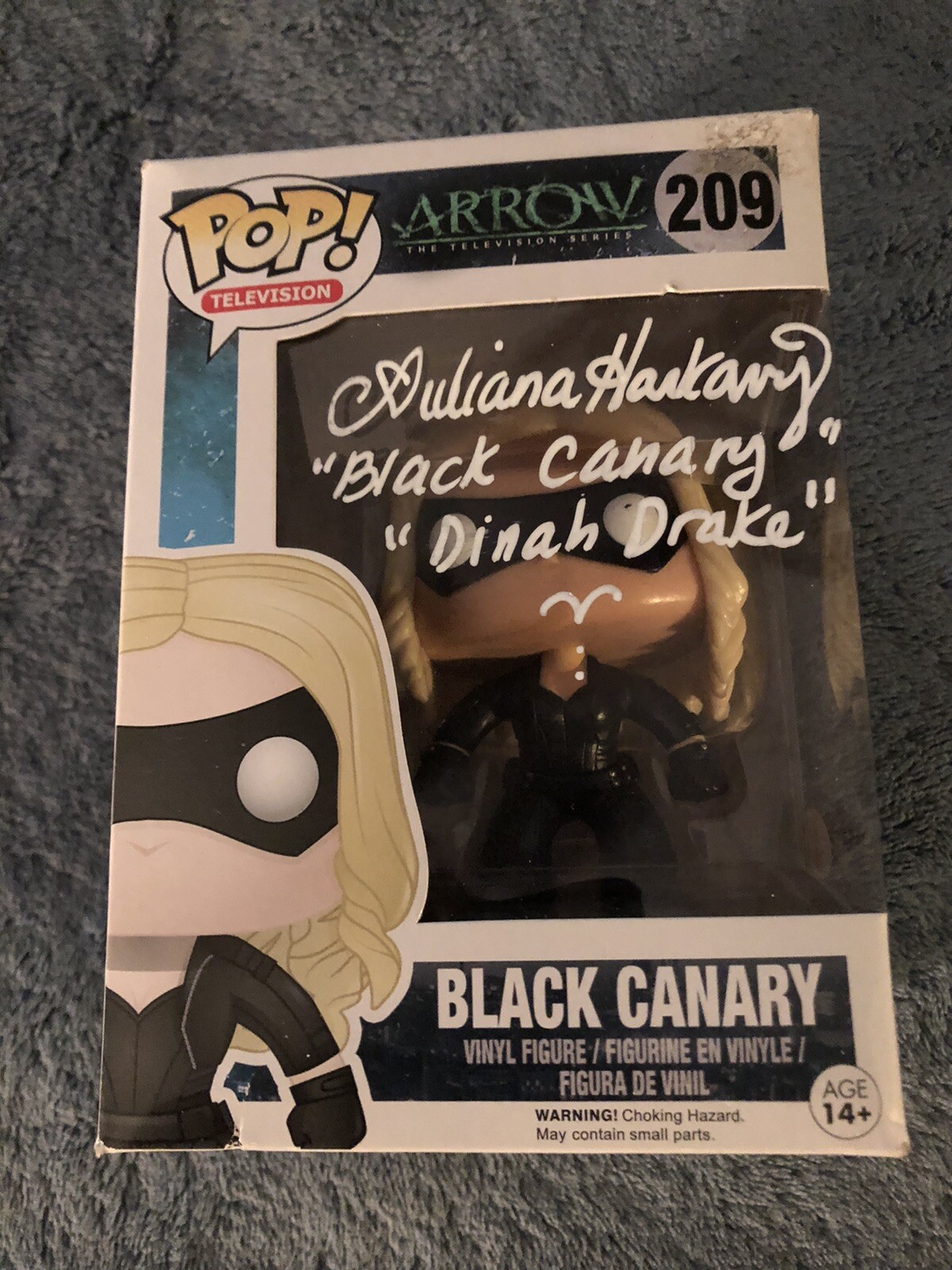 Signed Juliana Harkavy Funko Pop #209 Black Canary Arrow Television Series Grail
