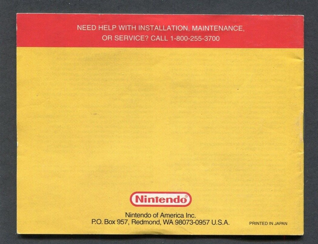 Nintendo Tetris 2 NES Manual Only, 1993 No Game, Instruction Booklet
