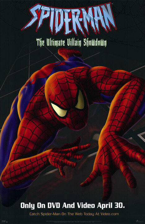 Spider-Man Ultimate Villain Showdown (2002) original DVD poster – ss – rolled