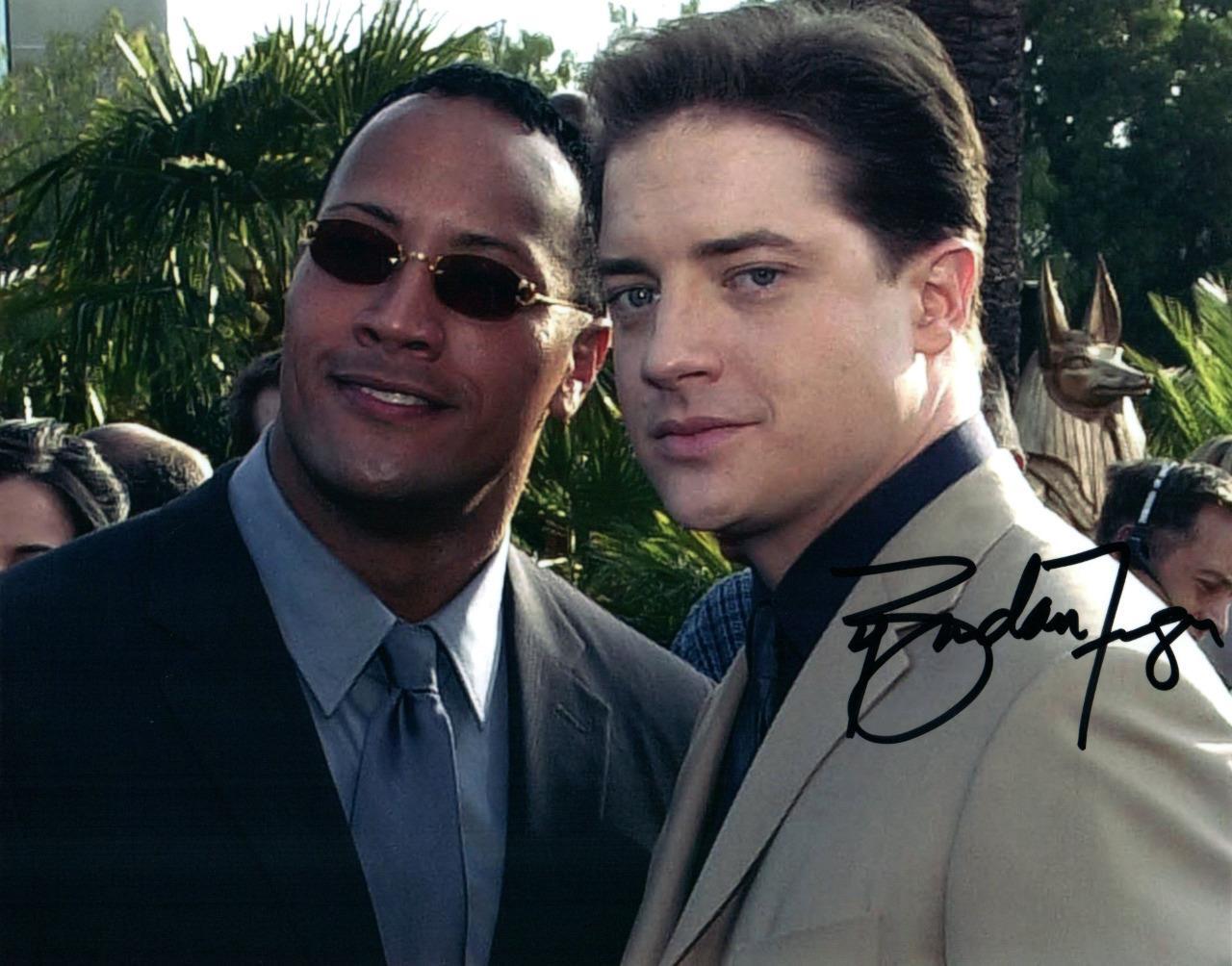 Brendan Fraser signed 8×10 Photo autograph Picture autographed and COA