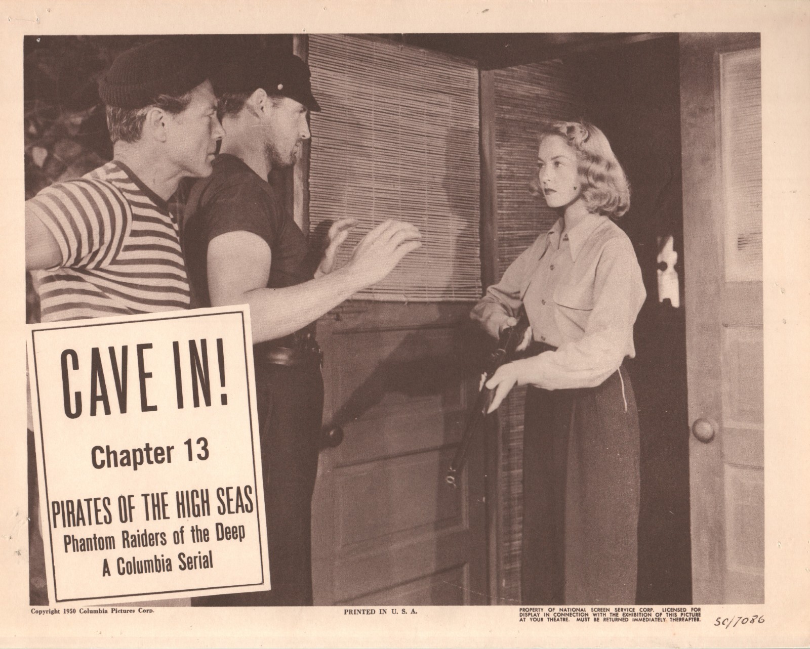 Pirates of the High Seas (1950) 11×14 lobby card #nn Columbia Serial