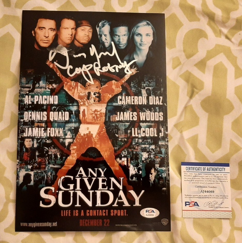 Dennis Quaid signed autographed Any Given Sunday 8×12 photo PSA COA #AJ44069