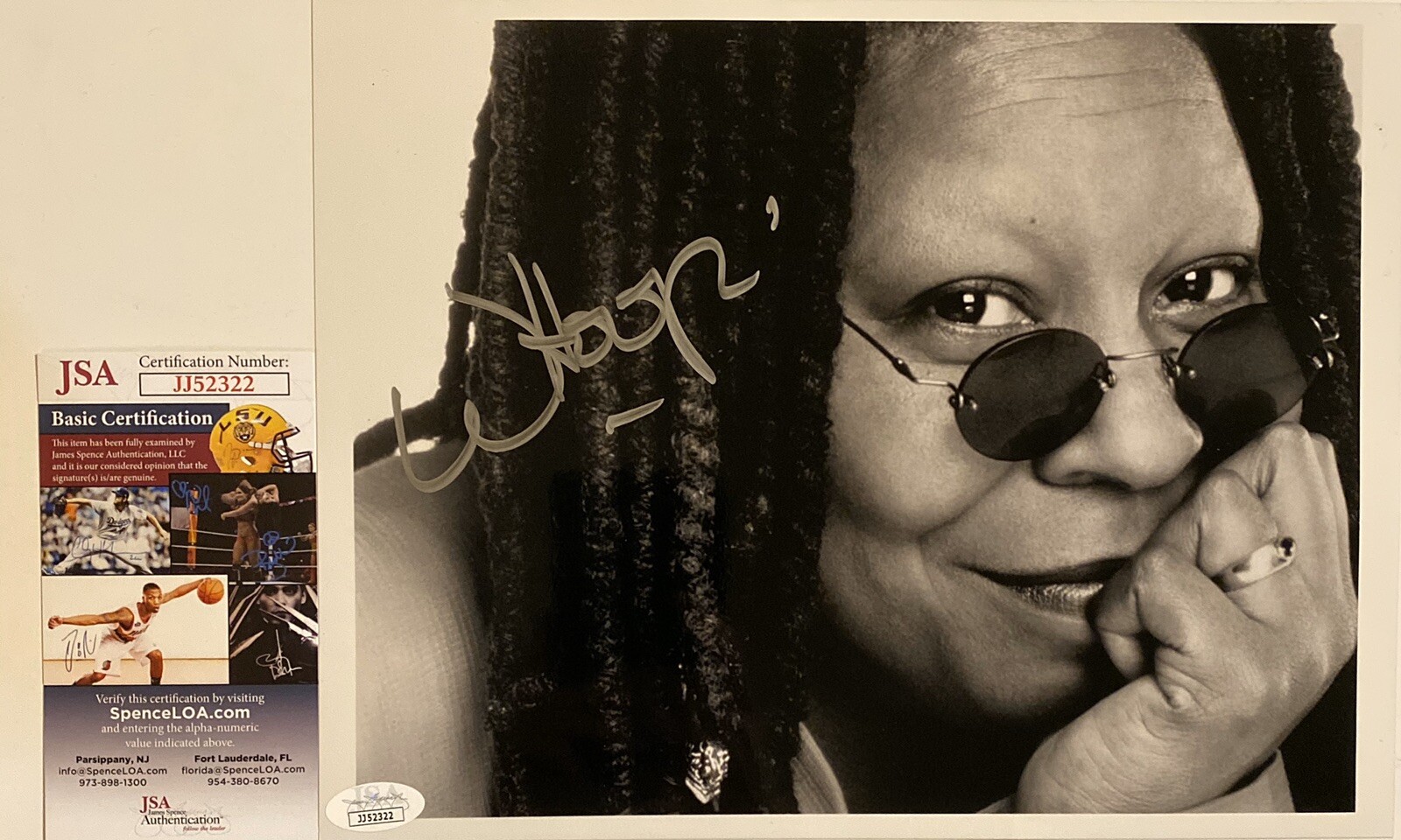 Whoopi Goldberg Signed 8×10 Photo Autographed Sister Act JSA COA