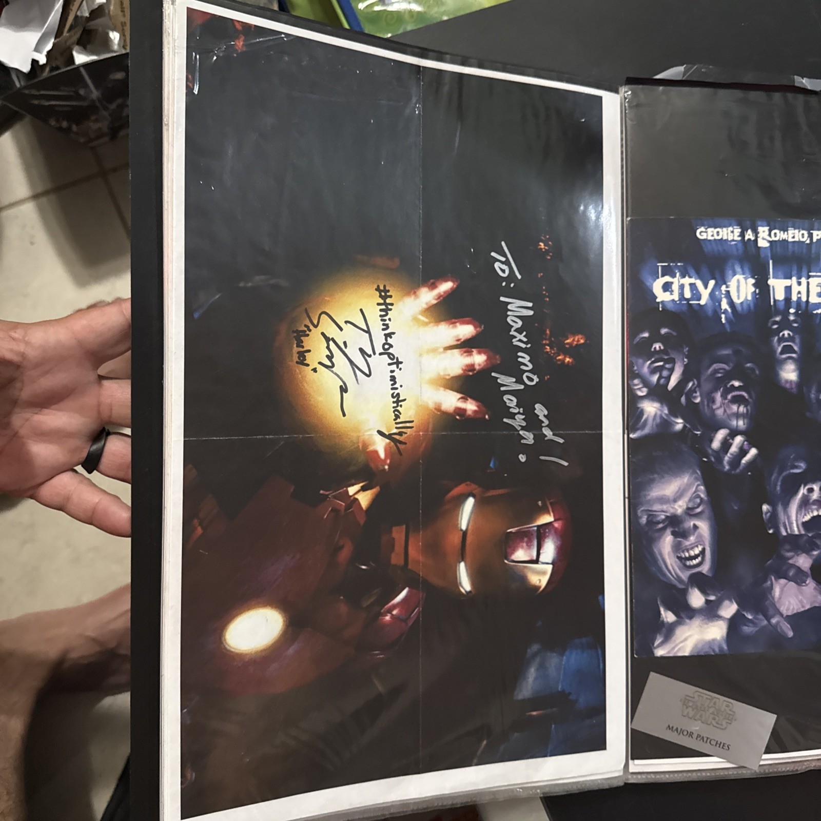 Ty Simpkins Signed Iron Man 3 Poster – Harley Keener
