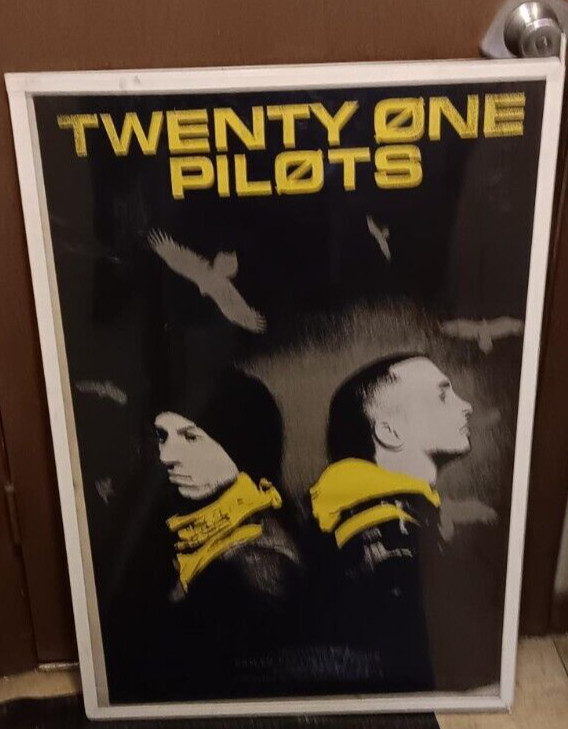 TWENTY ONE PILOTS POSTER NEW 2024 RARE VINTAGE COLLECTIBLE OOP LIVE 21 PILOTS