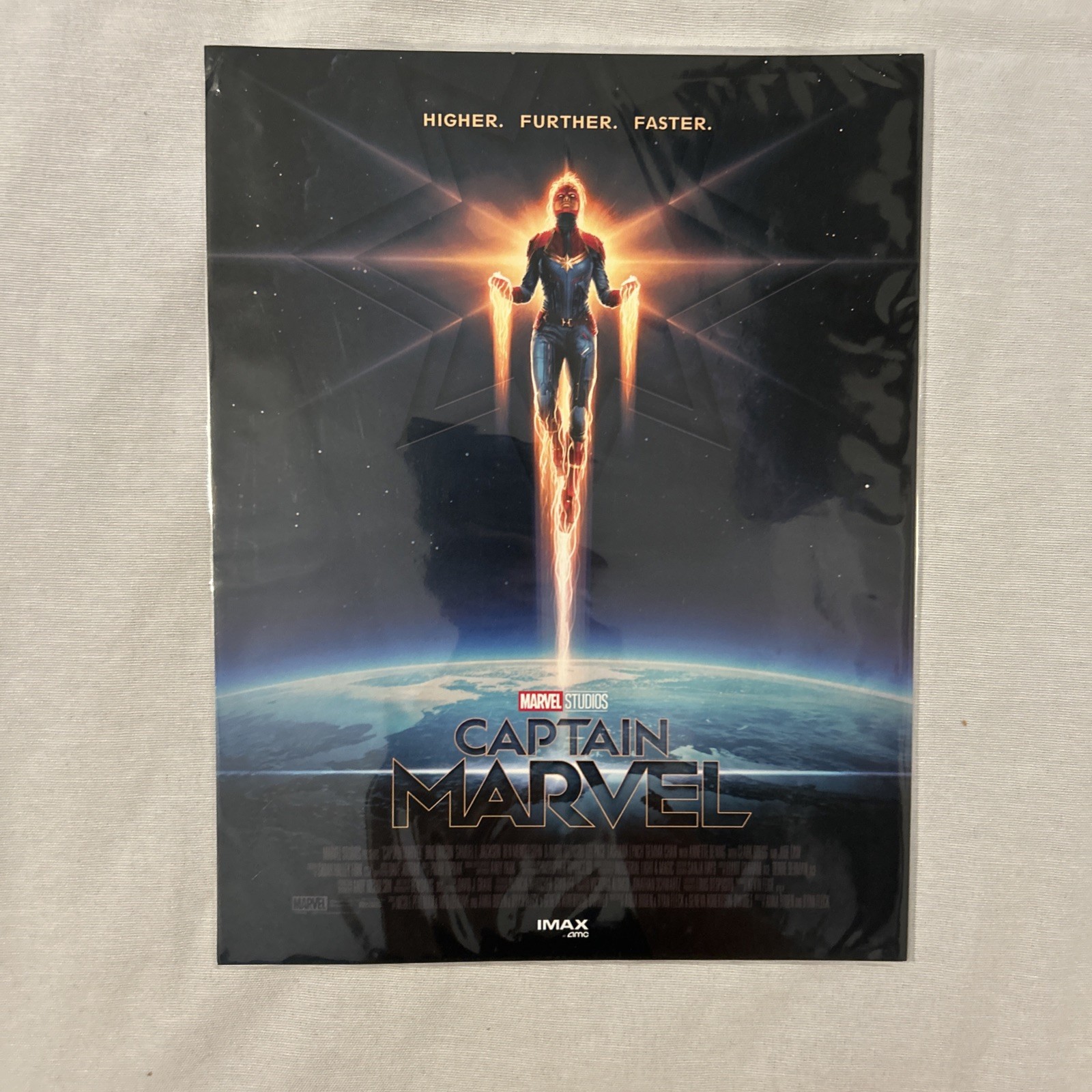 AMC Avengers End Game 16×11 & Captain Marvel 9×11 Promo Print Set Movie Theatre