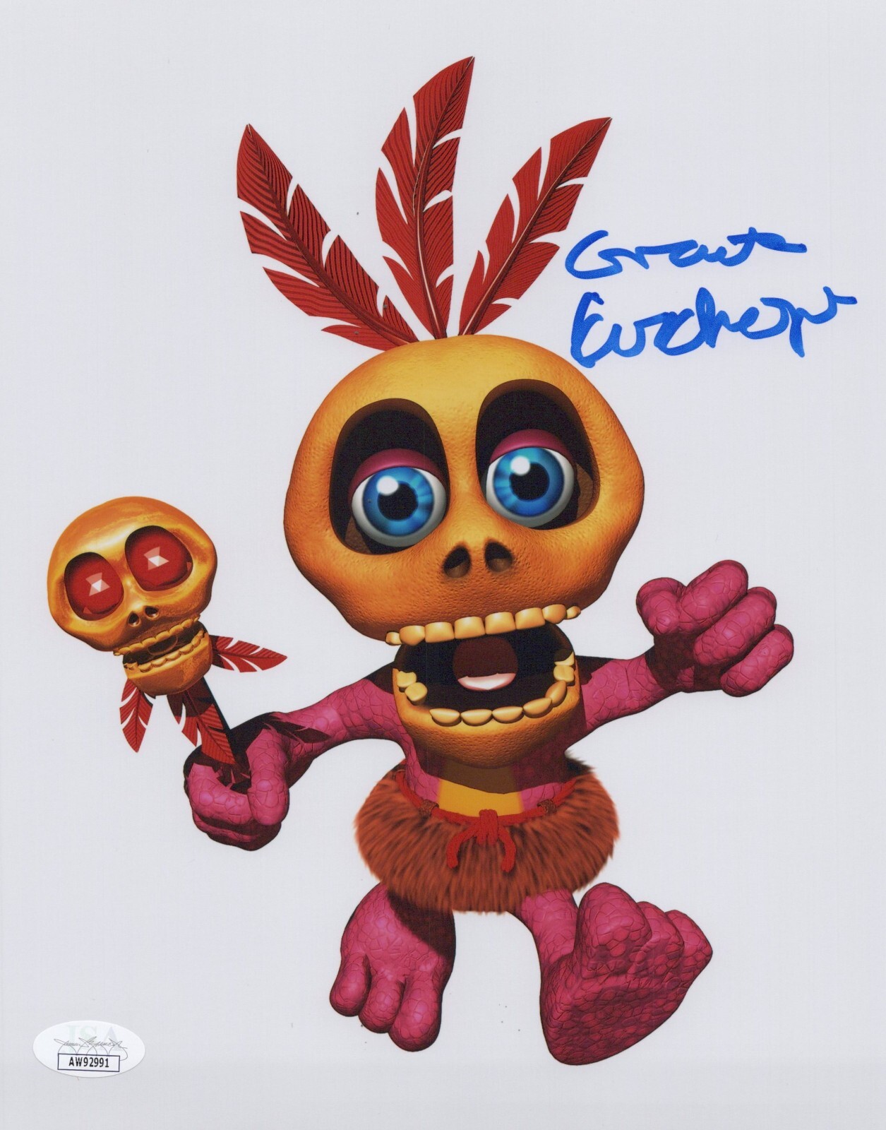 Grant Kirkhope Signed 8×10 Banjo Tooie Mumbo Jumbo Autograph Photo JSA COA