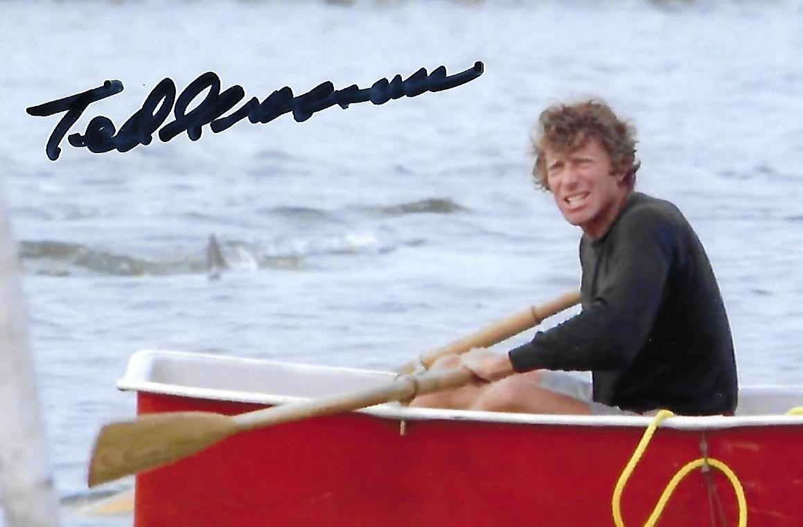 Ted Grossman autographed 4×6 photo Jaws The Goonies Movie Actor Rare COA LOOK!!
