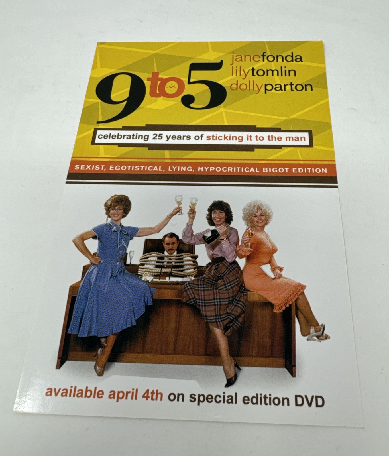 9 to 5 25th Anniversary DVD Advertisement RARE Promo Ad Dolly Parton 2005