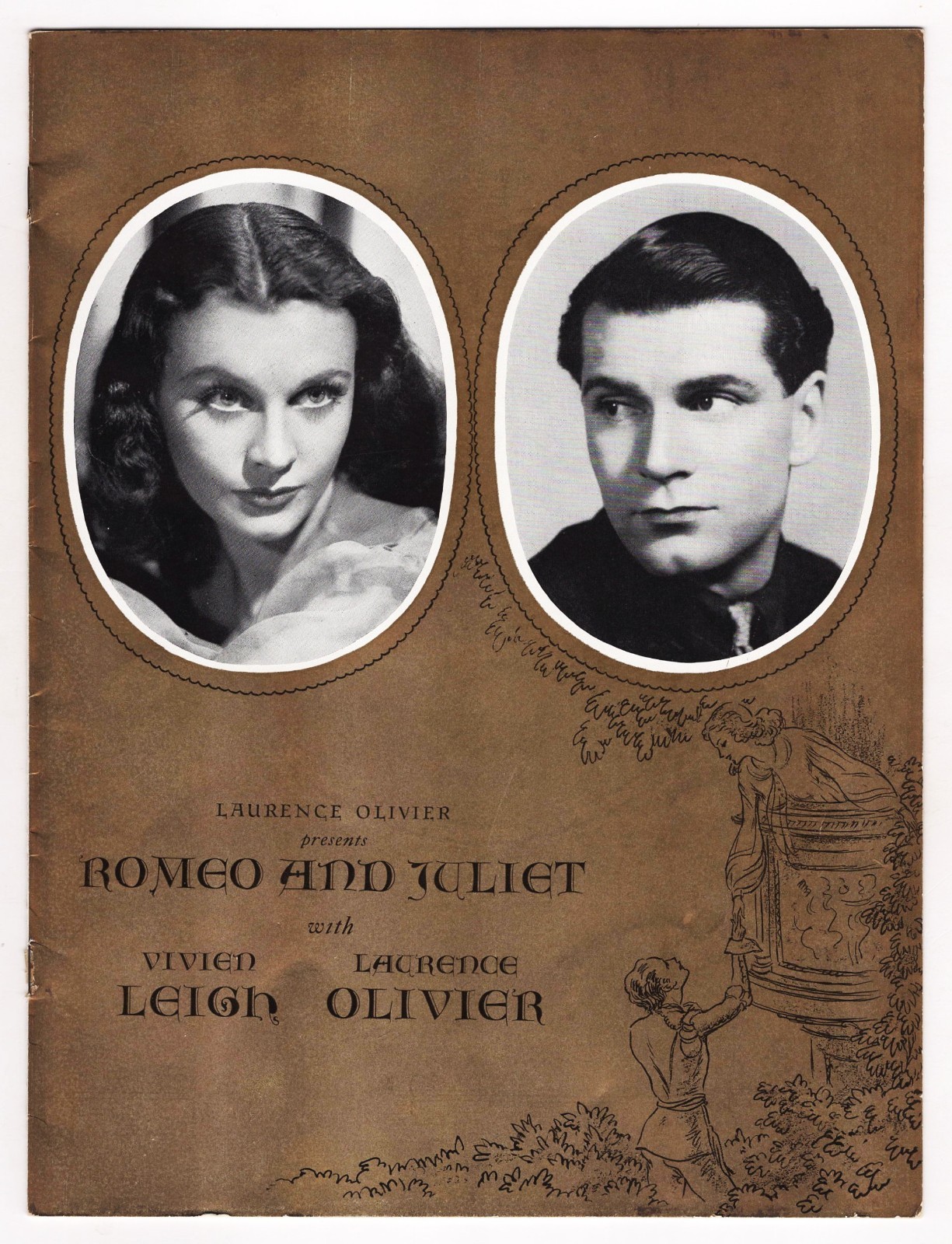 Vivien Leigh (Debut) “ROMEO and JULIET” Laurence Olivier 1940 Souvenir Program