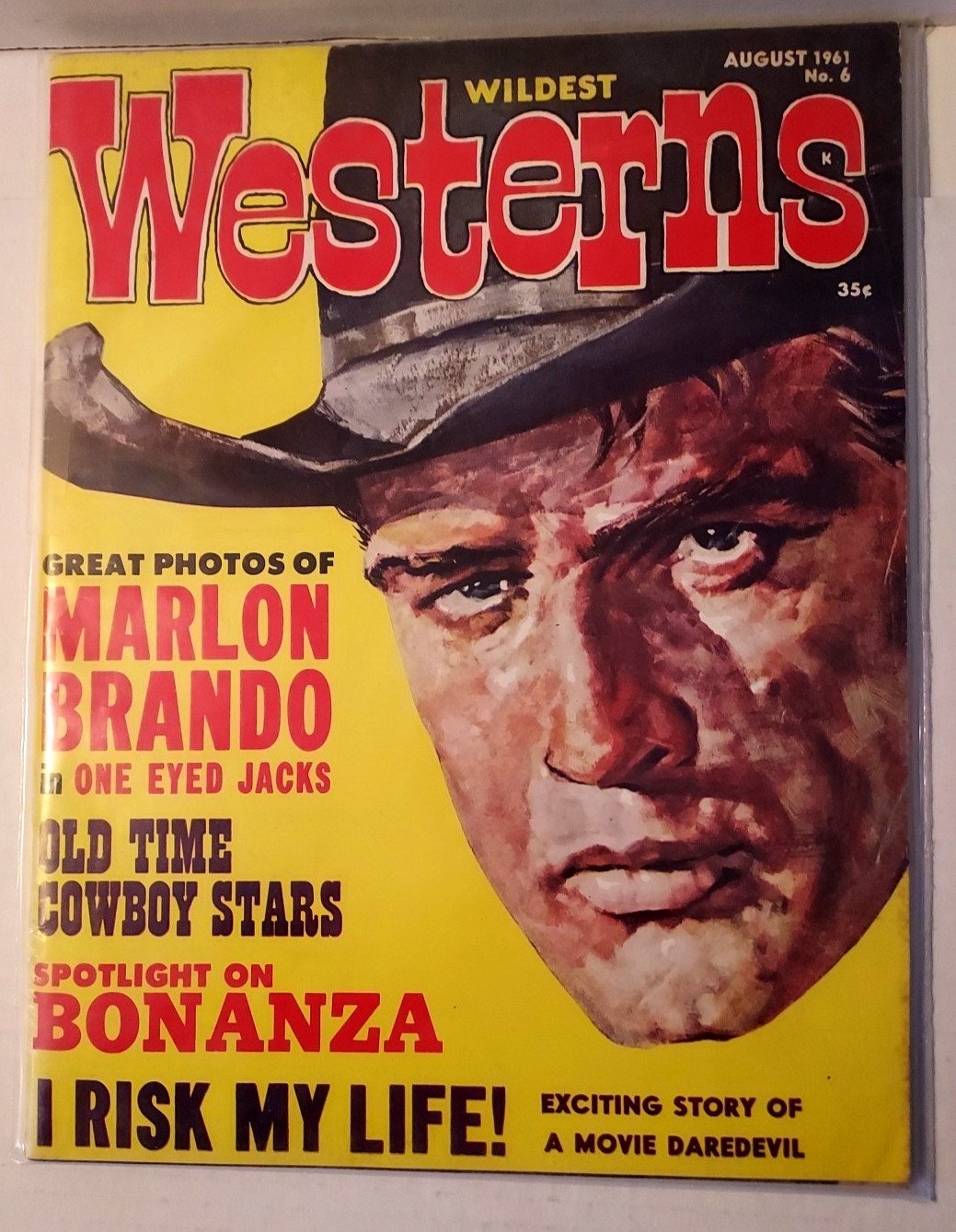 August 1961 “Wildest Westerns” Marlon Brando/ Bonanza / Old time Cowboy Stars