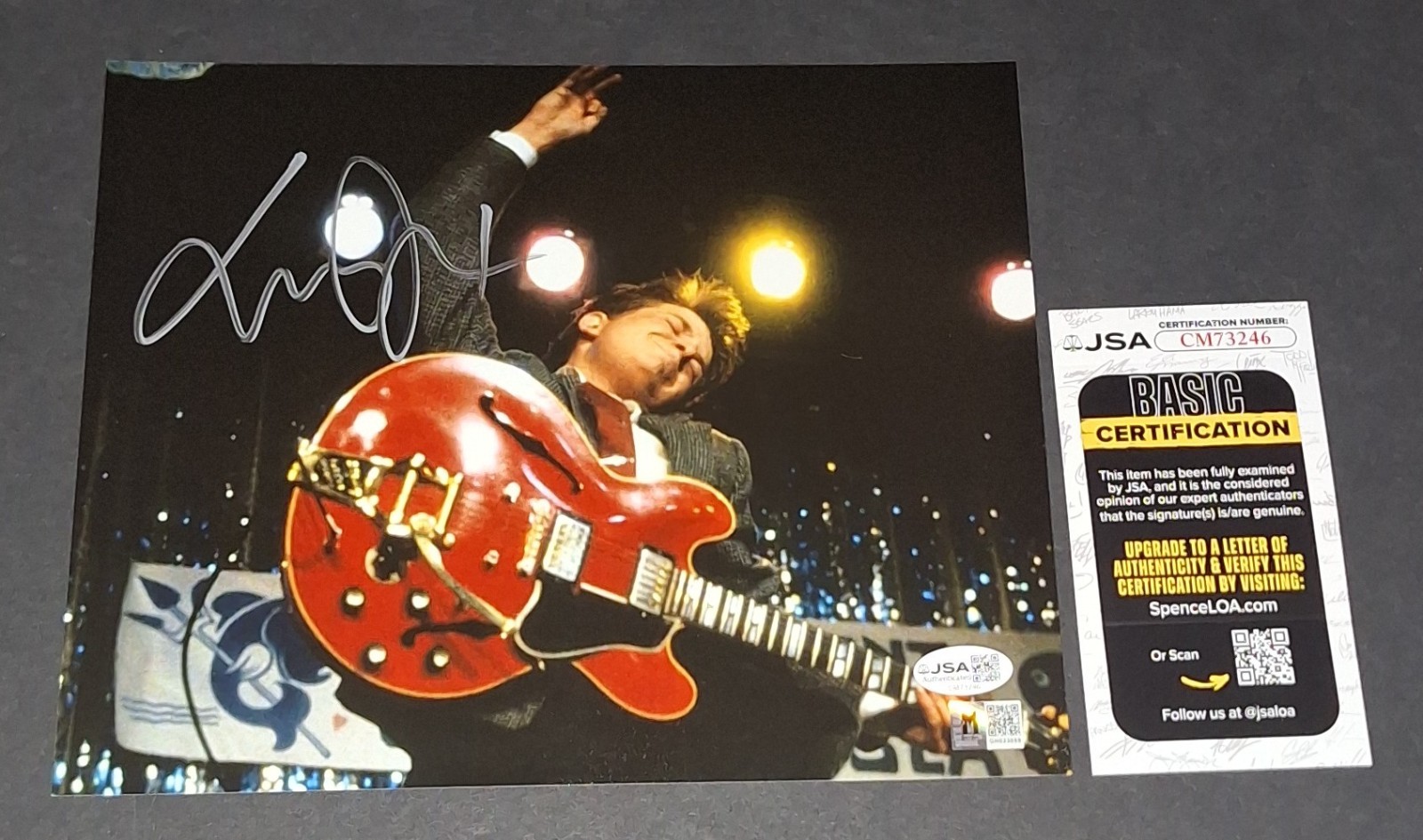 Michael J. Fox Signed Autographed 8×10 Marty McFly JSA COA
