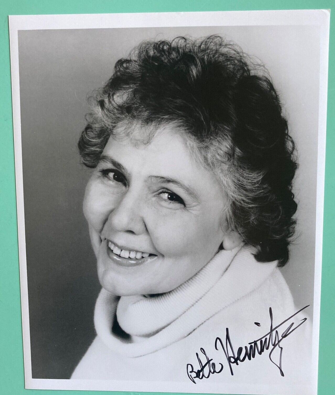 Bette Henritze Signed Photo 8”X10” Broadway Waiting in the Wings / The Hospital
