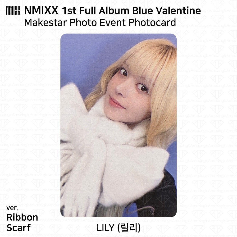 NMIXX 1st Full Album Blue Valentine Makestar Photo Event Photocard KPOP K-POP