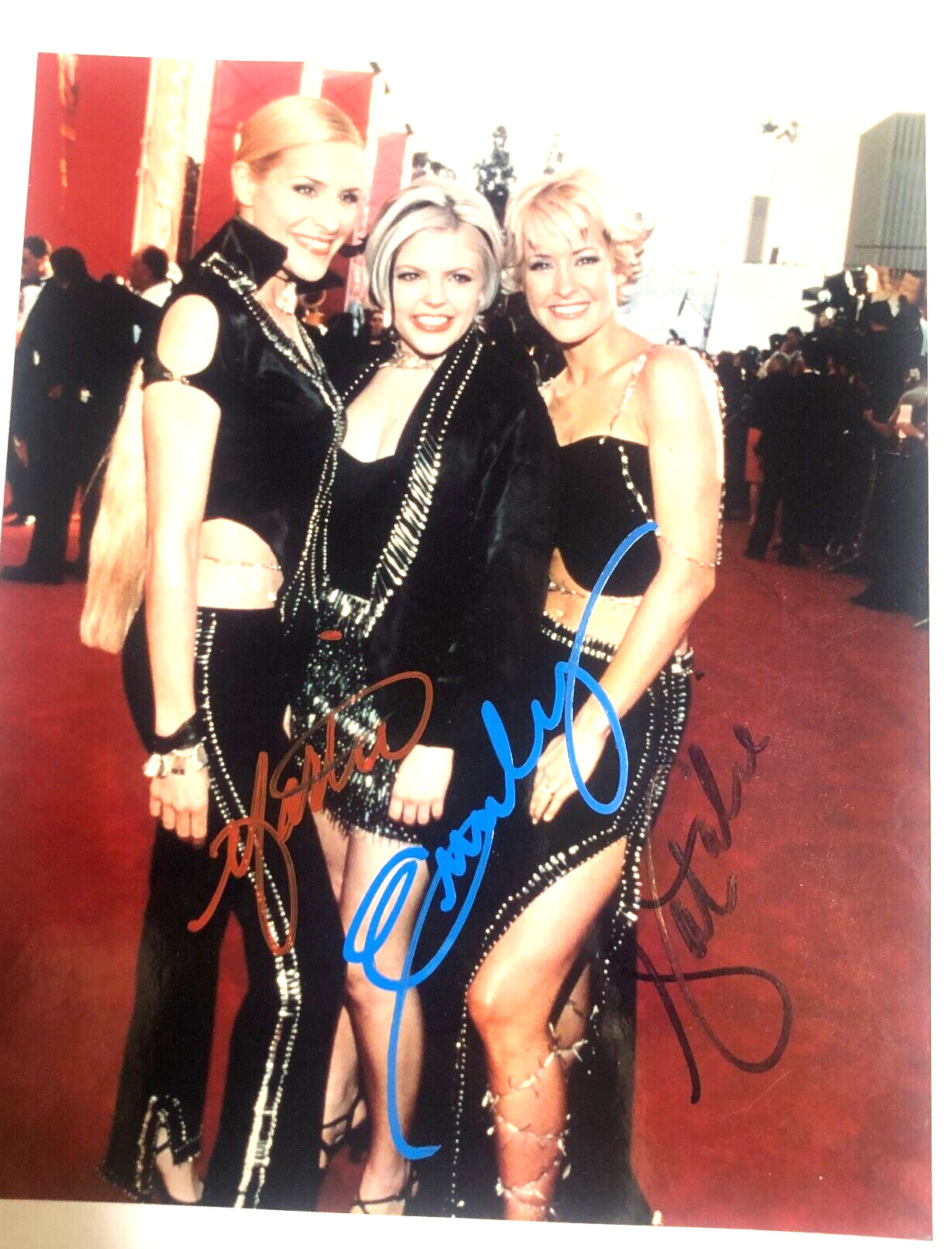 Dixie Chicks Autographed Signed photo & Cd booklet Laura Lynch Natalie Emily Mar