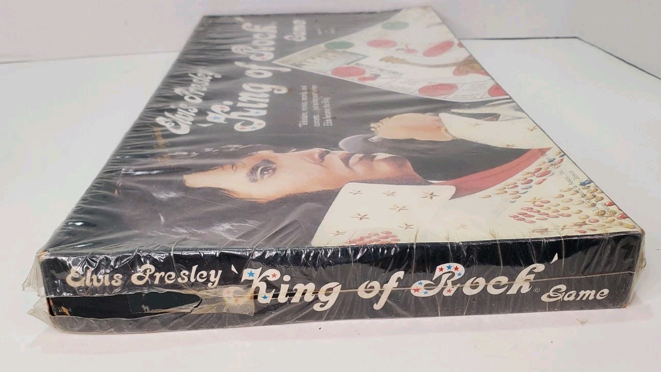 Vintage 1978 ELVIS PRESLEY “King of Rock” Rock & Roll Music BOARD GAME Sealed