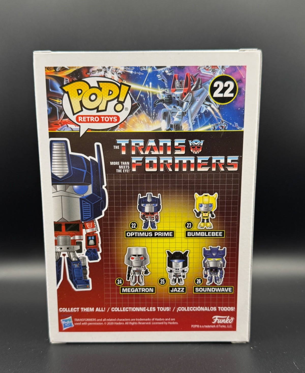 PETER CULLEN signed autographed OPTIMUS PRIME FUNKO POP FIGURE #22 w/ COA PSA
